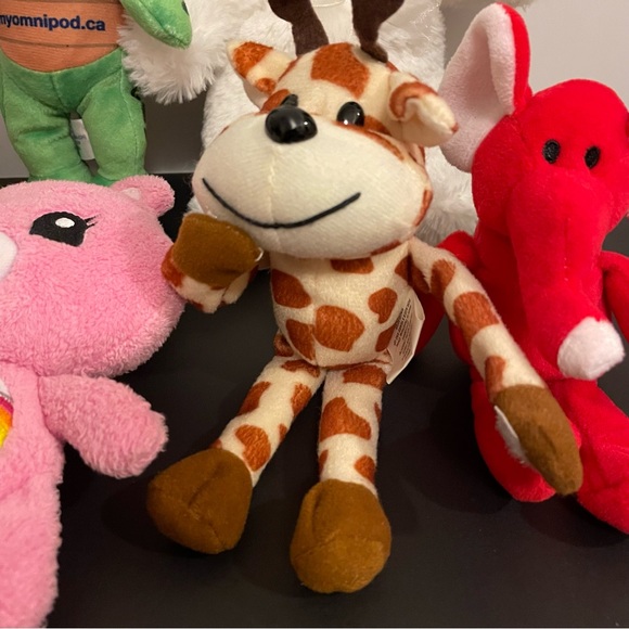 Lot of 7 plushies mixed brand Ty beanie Lola Llama Care Bear, Stuffed animal toy - Picture 3 of 8